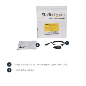 Startech USB31CSAT3CB Get Ultra-fast Access To Data By Connecting A 2.