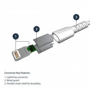 Startech RUSBLTMM2M 2m Usb To Lightning Cable