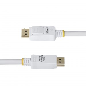 Startech DP12-CABLE-6FTW 6ft (1.8m) White Vesa Certified Displayport 1