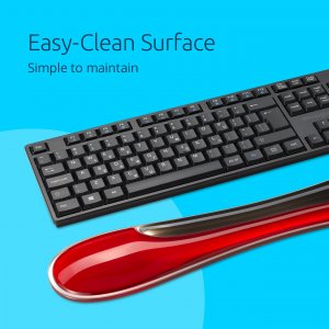 Kensington K62442WW Slim Duo Gel Kb Wrist Rest Red