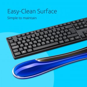 Kensington K62441WW Slim Duo Gel Kb Wrist Rest Blue