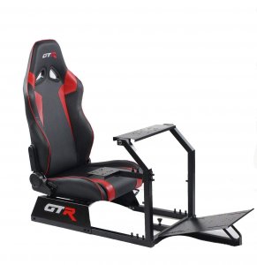 Gtr GTA-BLK-S105LBKRD Gta Racing Cockpit - Black And Red