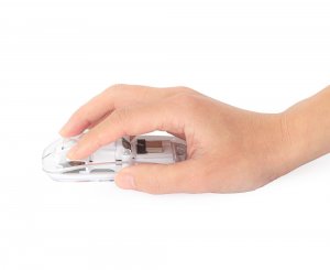 Manhattan 190275 Transparent Rechargeable Wireless Usb Mouse