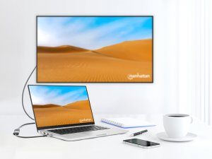 Manhattan 153706 4k 60hz Usb-c To Hdmi Adapter