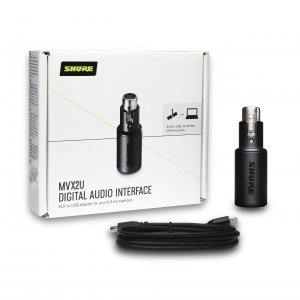 Shure MVX2U Motiv Xlr To Usb Adapter