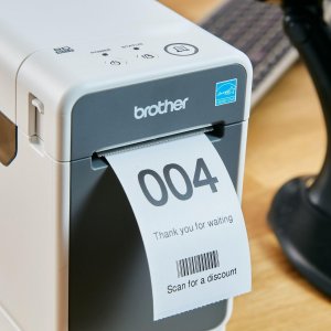 Brother TD2020A Mobile, 2.2'' Desktop Printer, Direct Thermal, 203dpi,