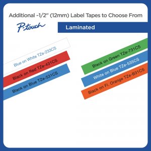 Brother TZEB31CS Tape Cass. (tze-b31 Blackfluorescent Orange Bulk)