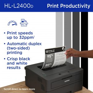 Brother HLL2400D Soho Laser Printer