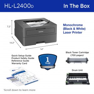 Brother HLL2400D Soho Laser Printer