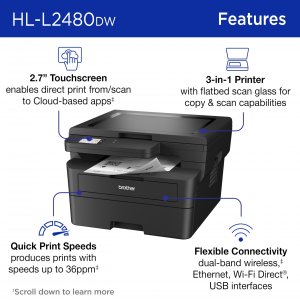 Brother HL-L2480DW Hl-l2480dw Laser Printer