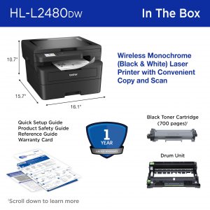 Brother HL-L2480DW Hl-l2480dw Laser Printer