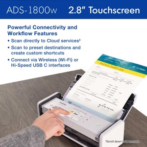 Brother ADS-1800W Ads-1800w Scanner