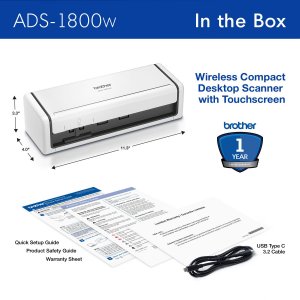 Brother ADS-1800W Ads-1800w Scanner