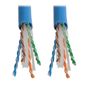 Interex N222-01K-BL 1000' Cat 6 Pvc Cable Blue