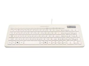 Man VC/W5 Stylish, Full-size Washable Silicone Keyboard - White