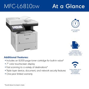 Brother MFCL6810DW Mfc-l6810dw Printer