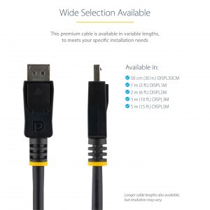 Startech DISPL2M 2m Displayport 1.2 Cable