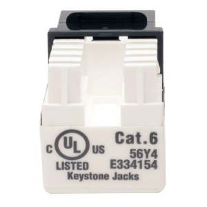 Interex N238-010-BK Cat6 Cat5e Jack Blk