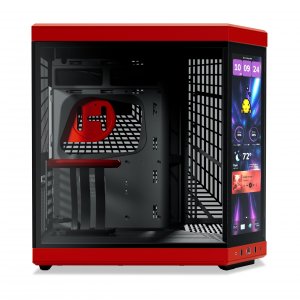 Hyte CS-HYTE-Y70TI-RB Y70 Touch Infinite Pc Tower - Black Cherry