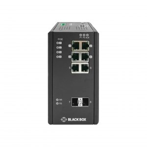 Black LIE1082A Ex Mg Sw 4-rj45 Poe+ 2-rj45 2-sfp