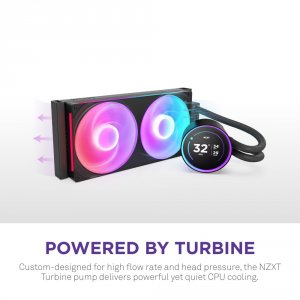 Nzxt RL-KR28E-B2 Kraken Elite 280 Rgb Aio Liquid Cooler - Black