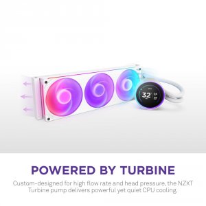 Nzxt RL-KR36E-W2 Kraken Elite 360 Aio Liquid Cooler - White