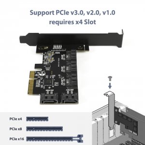 Vantec UGT-ST655 5-port Sata Iii Pcie X4 Host Card