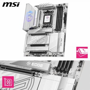 Msi X870EEDGEWTIWIFI Mb Mpg X870e Edge Ti Wifi X870e Am5 Max256gb Ddr5