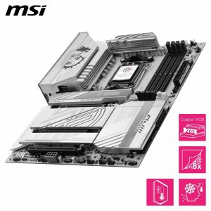 Msi X870EEDGEWTIWIFI Mb Mpg X870e Edge Ti Wifi X870e Am5 Max256gb Ddr5