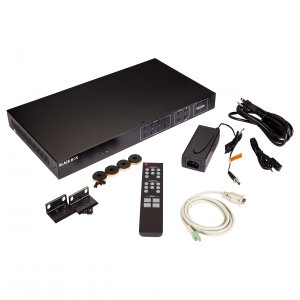 Black AVS-HDMI2-4X4-R2 Video Matrix Switcher - Hdmi 2.0, 4x4