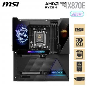 Msi X870EGODLIKE Mb Meg X870e Godlike Am5 Max256gb Ddr5 Eatx Retail