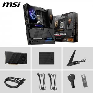 Msi X870EGODLIKE Mb Meg X870e Godlike Am5 Max256gb Ddr5 Eatx Retail