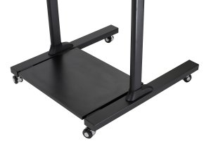 Mount-it! MI-7942B Mobile Stand Up Desk - Height Adjustable - Black