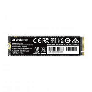 Verbatim 31827 Vi5000 2tb Pcie Nvme M.2 Ssd - 2yr Limited Warranty