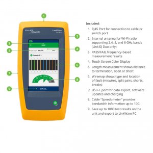 Fluke LIQ-DUO Liq-duoliq-200 Duo Cable And