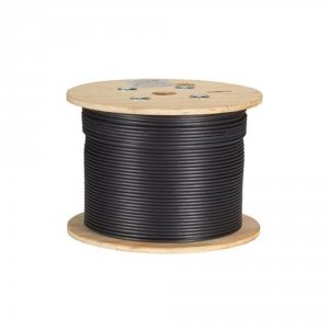 Black C6ABC51S-BK-1000 Cat6a Bulk Cbl Futp Pln Bk 1000'