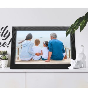 Aluratek AWS19F 19 Touchscreen Wifi Digital Photo Frame W32gb Mem