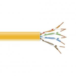 Black EVNSL0649A-1000 Cat6 550mhz Bulk Cable Utp Pvc Or 1000'