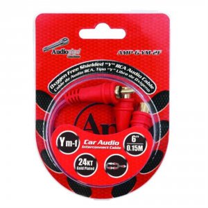 Nippon AMPGYM2F Rca Splitter 1m-2f Clear Installer Series