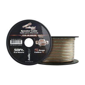 Audiopipe TCBL1650CPR 16 Gauge Copper Speaker Wire - 50 Ft Roll