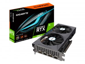 Used Gigabyte GV-N306TEAGLE OC-8GD Geforce Rtx3060 Ti Eagle Oc