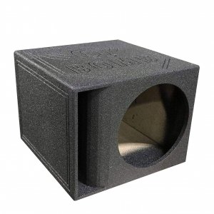 Qpower QBOMB15HPSINGLE 15-inch Horn Ported Enclosure With Spray Liner