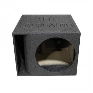 Qpower QBOMB15HPSINGLE 15-inch Horn Ported Enclosure With Spray Liner