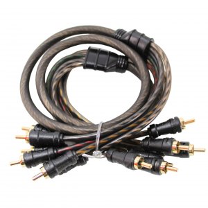 Audiopipe CPPMC3 3ft 6-channel Interconnect Cable For Audio Systems