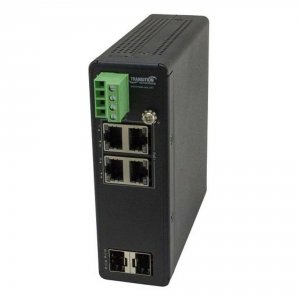 Transition SISTP1040-342-LRT Hardened Unmanaged Switch, 4-port Ge Poe+